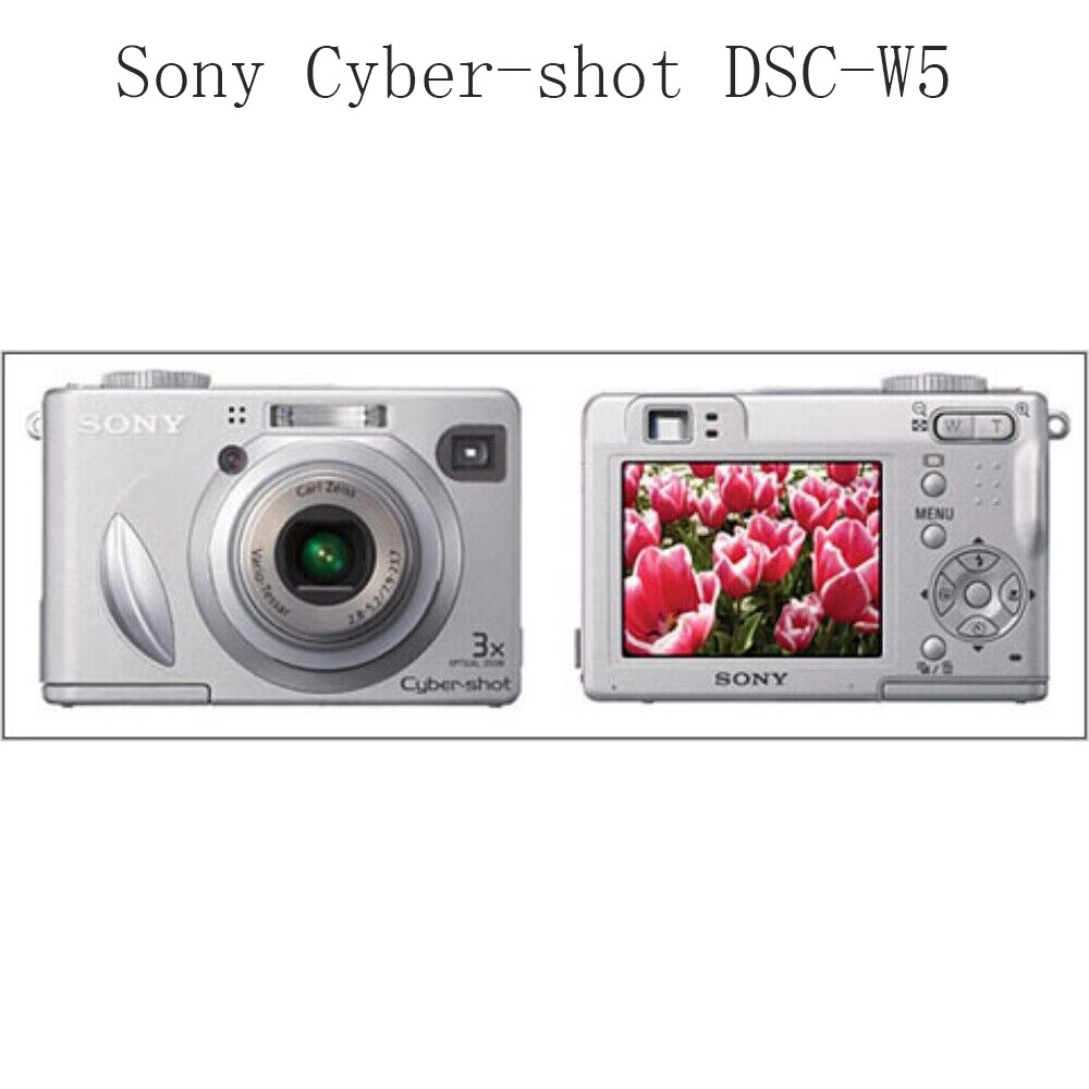 Sony Cyber-shot DSC-W5 Digital Camera 5.1MP 3X Optical CCD