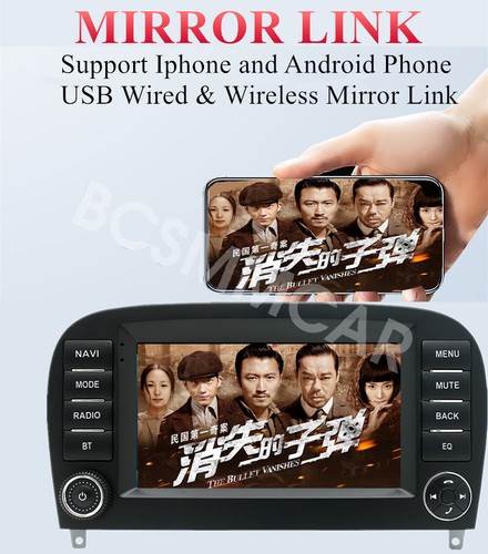 Android 13 Touch Screen 4+32G Fit For Mercedes Benz R230 SL600 SL65 2005-2012 - Picture 11 of 22