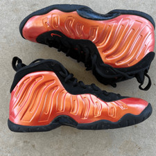 Nike Sneakers Air Foamposite One Youth Size 5.5 Red Habanero