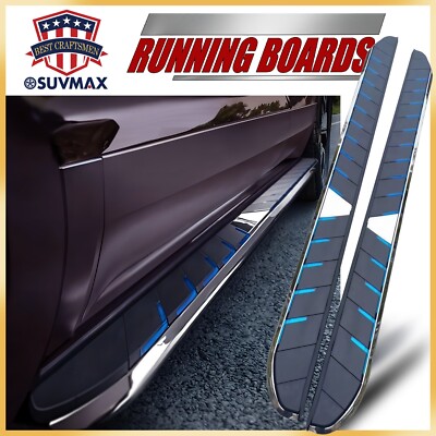 Running Boards Fits For Cadillac XT-6 2019-2025 Side Step Stairs Nerf Bar 2pcs