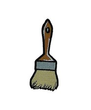 Patch embroidered iron on cloth badges kawaii biker brush applique