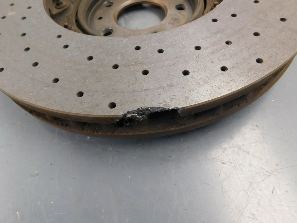 Audi R8 V10 2017 18 19 20 delantero izquierdo carbono cerámica rotor #3300 Q1 Foto 4 de 4