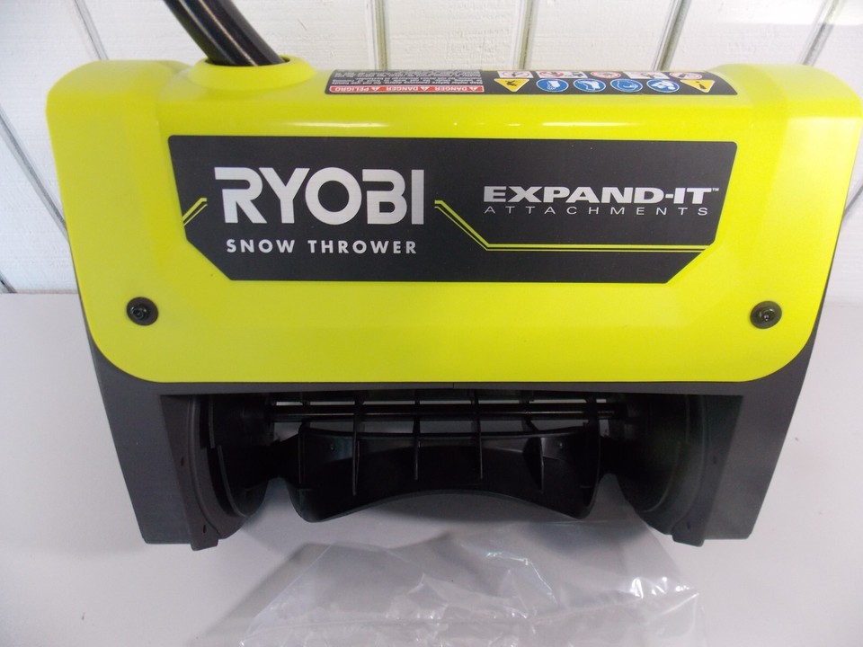 Ryobi Snow Thrower Attachment 12 Inch Compact Sidewalk Deck Expand it