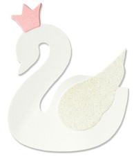 Sizzix Bigz Swan 2 die 665198 Retail 22.99 Cuts Fabric, by Olivia Rose