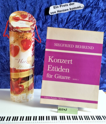 Siegfried Behrend:  ''Konzert Etüden''  Band 2,   für Gitarre