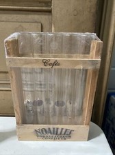 Ancien Deco Pub Cafes Noailles Torrefacteur Confiseur Tube A Essai Bois Deco