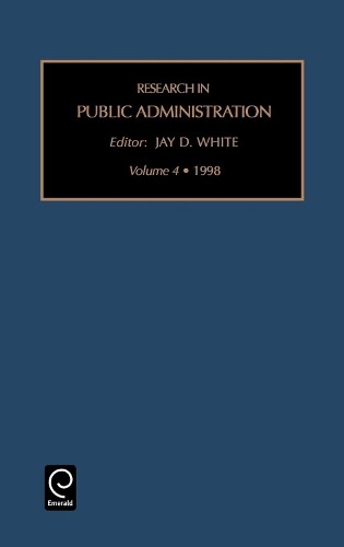 Thumbnail - Jay D. White Research In Public Administration (gebundene Ausgabe) (us