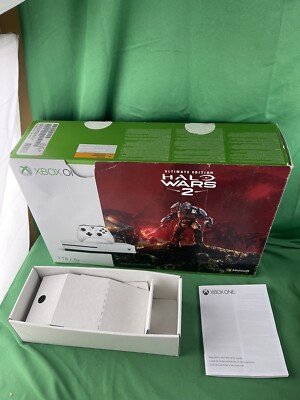 Microsoft Xbox One S Halo Wars 2 Bundle 1TB White Console *EMPTY BOX*