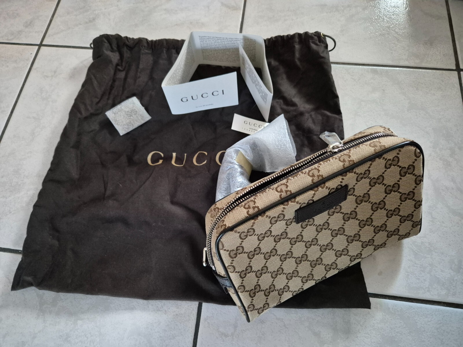 Marsupio Gucci Uomo in tessuto con trama GG
