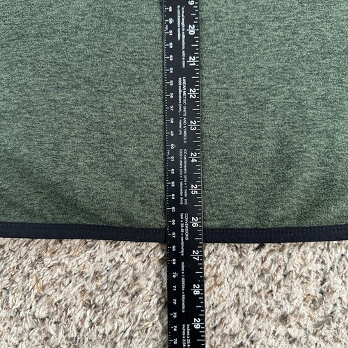 Dri Duck Pullover Mens Small Green UPS Long Sleeve Four Button Fleece Sweatshirt - Picture 8 of 12