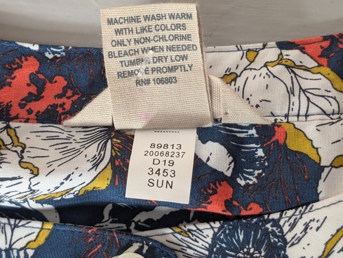 Camicia tunica Duluth Trading primavera estate combattente antirughe bottoni donna S nuova con etichette - Foto 9 di 10