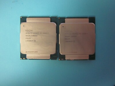 2X Intel Xeon E5-2660 V3 2.6GHz 25MB LGA2011 Server CPU SR1XR