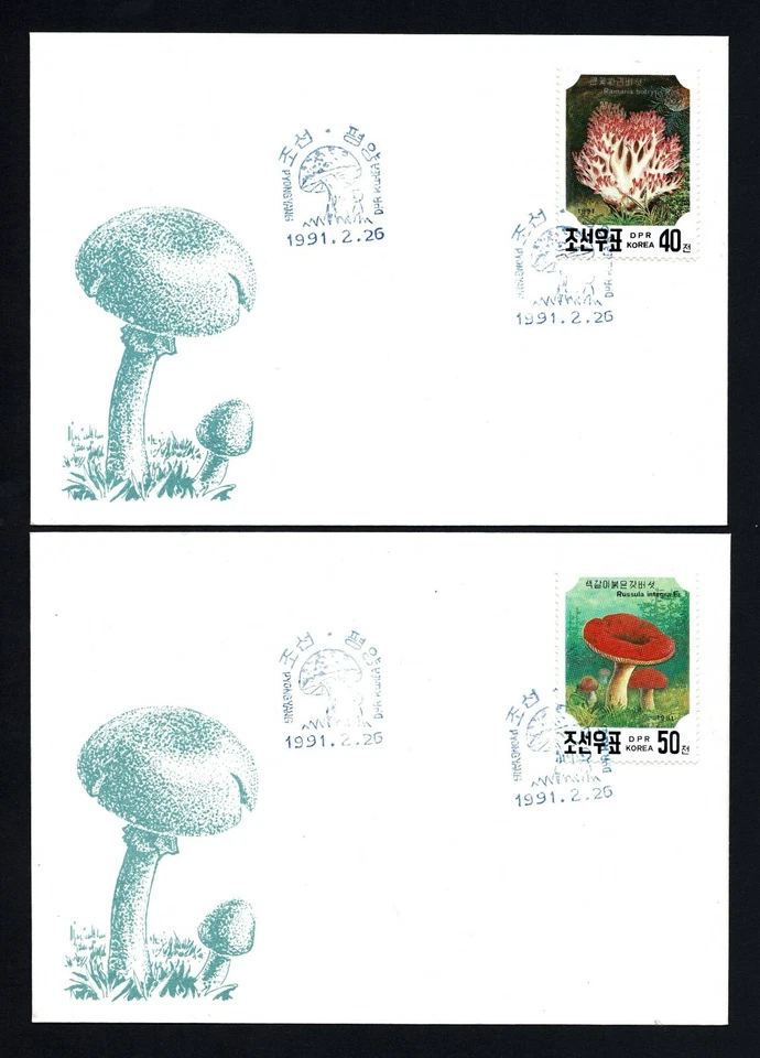 Juego de setas KOREA 5 X FDC 1991 Foto 2 de 4