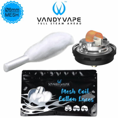 Vandy Vape Mesh Coil Cotton Laces Watte Hardcover Slacker VandyVape  VVM-Nr.5 | eBay.de