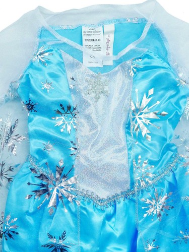 Girls Ice Princess Elsa Dressing Up Costume Fancy Dress 3 to 8 Years - Bild 2 von 3
