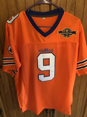 New The Waterboy #9 Bobby Boucher Football Jersey Mud Dogs Bourbon Bowl Sz  S