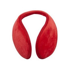 Ladies Warm And Cosy Ear Muffs Red Soft Flexible 