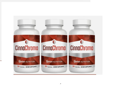 3 Packs CINNACHROMA Blood Glucose Metabolism Sugar Support Cinnamon 30 New Caps