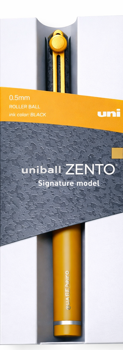 MITSUBISHI PENCIL uniball ZENTO Signature Model Gold Silver Black