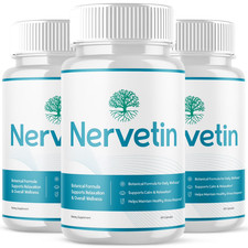 Nervetin Advanced Nerve Health Support Pills Natural Vitamin Supplement 180 Caps
