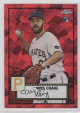 2021 Topps Chrome Platinum Anniversary Red Atomic Refractor 8/100 Will Craig 4a7