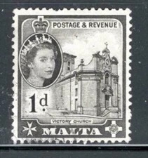 BRITISH COLONIES MALTA  STAMPS  USED   LOT 385J