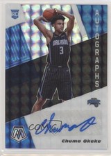 2019-20 Panini Mosaic Rookie Silver Prizm Chuma Okeke #RA-CHO Auto 01xd
