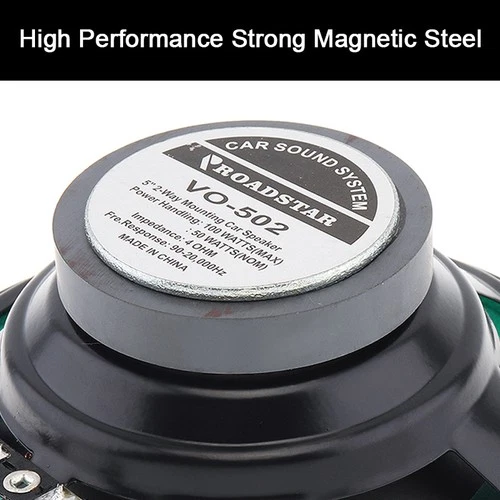 5 Inch 100W Full Range Frequency Car HiFi Coaxial Speaker, for Car Audio