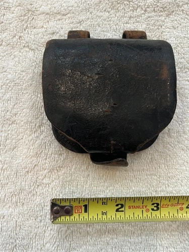 Civil War PERCUSSION CAP Pouch marked Haedrich Philada.