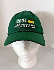 Vintage The Masters Golf Hat Cap Strapback Green American Needle Made in USA EUC