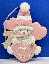 Pink Baby's 1st Christmas Ornament - Girl