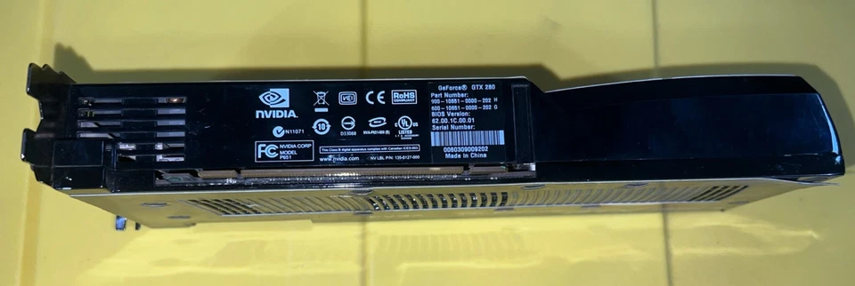 EVGA Nvidia GeForce GTX 280 1GB GDDR3 PCIe x16 GPU Video Graphics Card  Dual DVI - Image 3 of 4