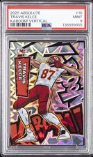 2025 PANINI ABSOLUTE KABOOM! VERT #16 TRAVIS KELCE PSA 9