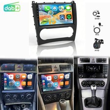 Autoradio Android 15 DaB+ 8+128GB Für Mercedes Benz C-Klasse W203 2004-2007 KAM