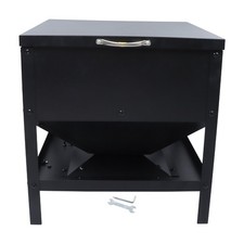 Automatic Chicken and Duck Feeder 80 LBS Capacity Metal Chicken Feeder Weat