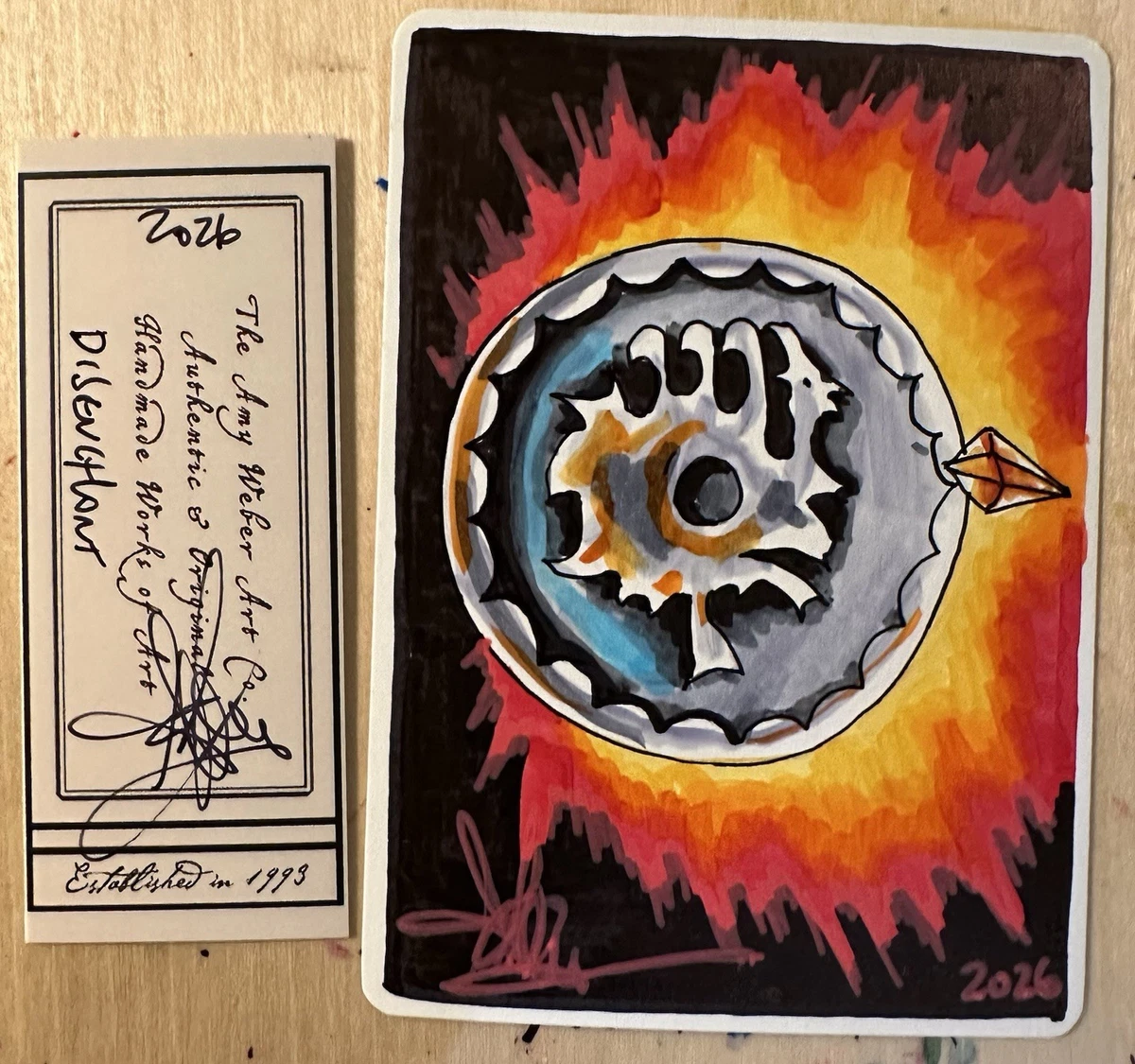 MTG　歪んだ秘宝　AP　アーティストプルーフ　Amy weber スケッチ MTG 歪んだ秘宝 AP アーティストプルーフ Amy weber スケッチ 【公式通販】