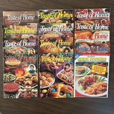 Taste of Home Magazine Lot 13 1995 1996 1997 1998 Quick Cooking Premier Edition