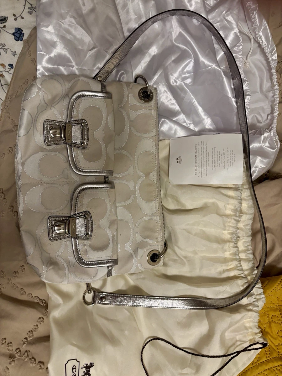 Coach Shoulder Bag Silver Bags & Handbags for Women for sale | eBay