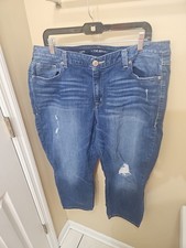 Women's Plus Size Capri Jeans