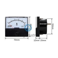 1 pièce Ampèremètre analogique DC DH-670 AMPÈREMÈTRE AMP compteur de courant jauge DC 0-5A neuf