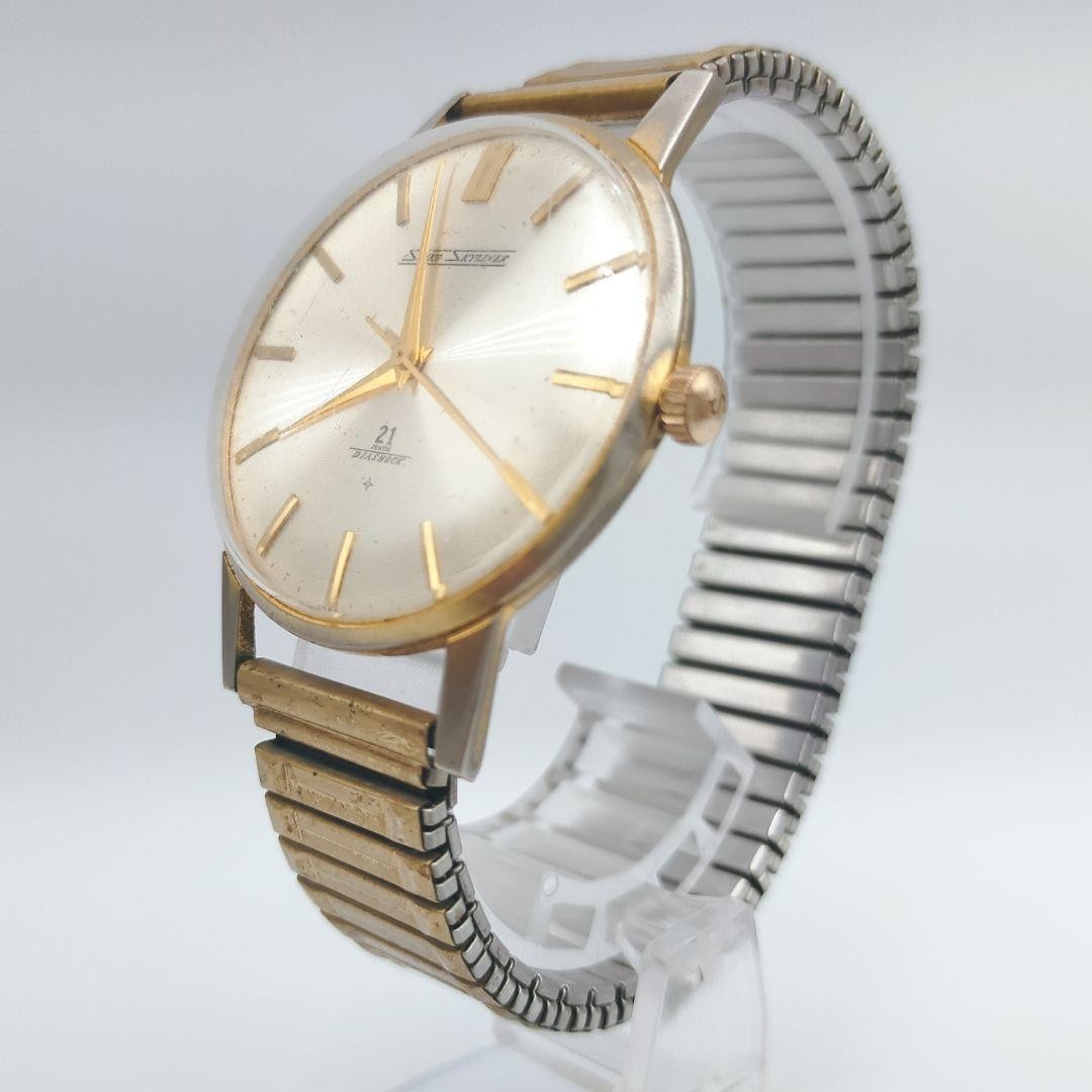 1963 Seiko Skyliner, 21-jewel, silver dial. Working model with