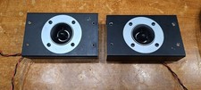 Coppia tweeter 8 ohm fostex 498841 made in japan vintage con piastra alluminio