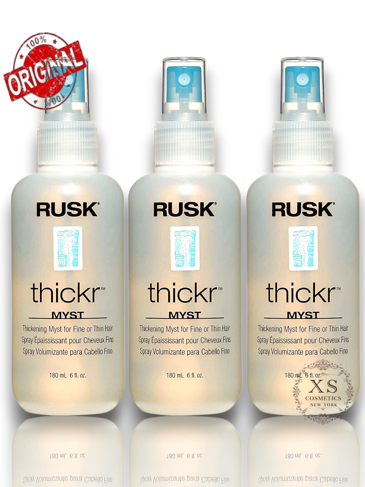 Rusk THICKR Myst for FINE or Thin Hair Spray 6 oz- NEW 7690₽