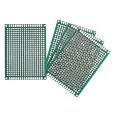 4Pcs Breadboard Solderable Board 70mm x 50mm Green Circuit PCB Board