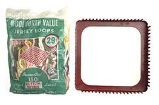 METAL LOOM w NEW PKG LOOPS WEAVING POTHOLDER ...