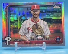 Zach Wheeler Image Variation SP 2025 Topps Chrome Phillies #189