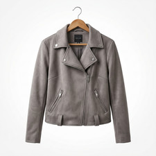 New Look / ladies/women's faux suede stylish jacket - Size 12