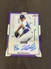 2019 Leaf Perfect Game All-American Classic Purple Auto SSP /25 BEN HERNANDEZ