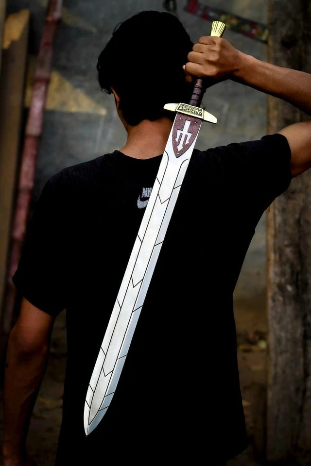 Handmade Percy Jackson Riptide-Inspired Sword – Greek Mythology Fantasy Blade - Image 3 of 4