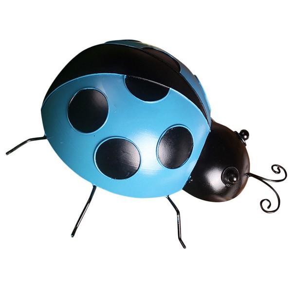 Ladybug Decoración de Pared Metal Ladybug para Jardín Patio Jardín Ladybug Adorno